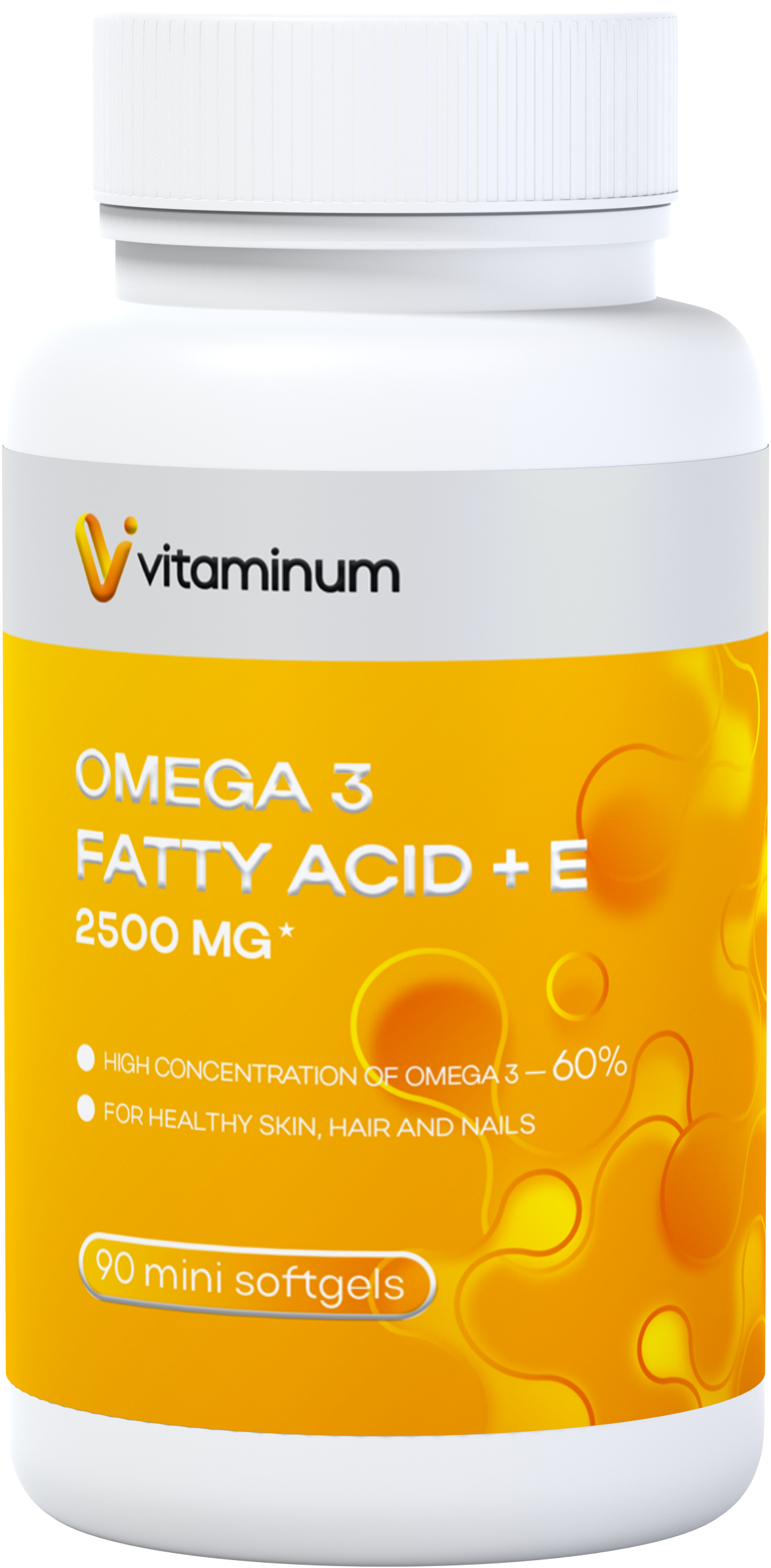  Vitaminum ОМЕГА 3 60% + витамин Е (2500 MG*) 90 капсул 700 мг   в Саках